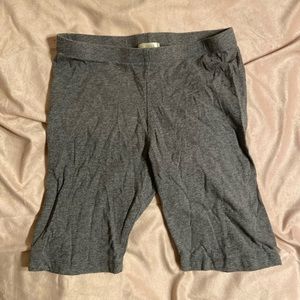 Gray Biker Shorts